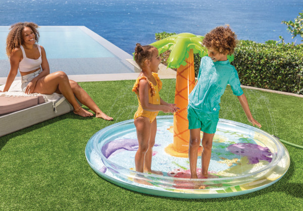   INTEX Palm Tree Spray Pool, . 56433NP