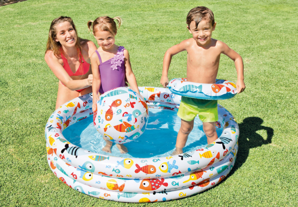   INTEX Pineapple Splash Pool Set, . 59469NP