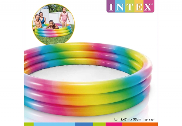  INTEX Rainbow Ombre Pool, . 58439NP