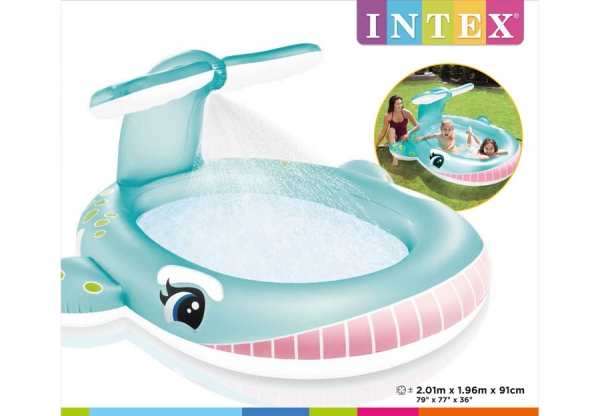   INTEX Whale Spray Pool, . 57440NP