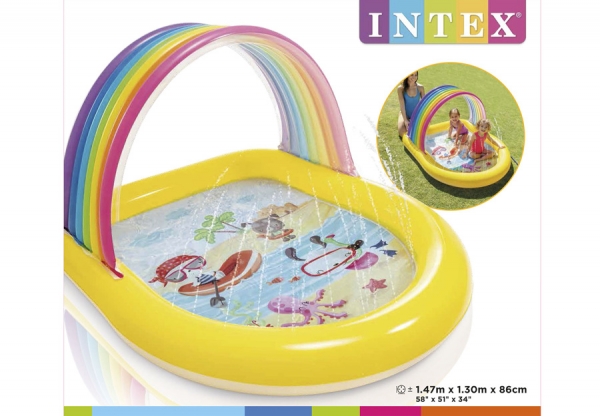   INTEX Rainbow Arch Spray Pool, . 57156NP