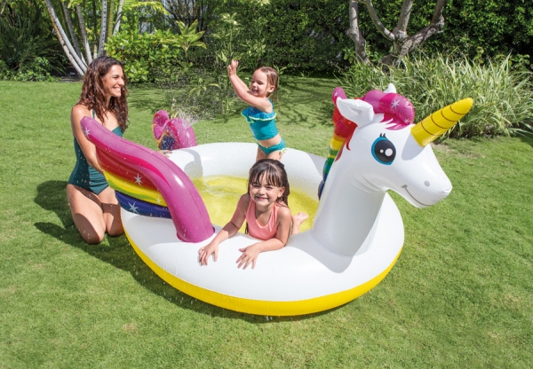   INTEX Mystic Unicorn Spray Pool, . 57441NP