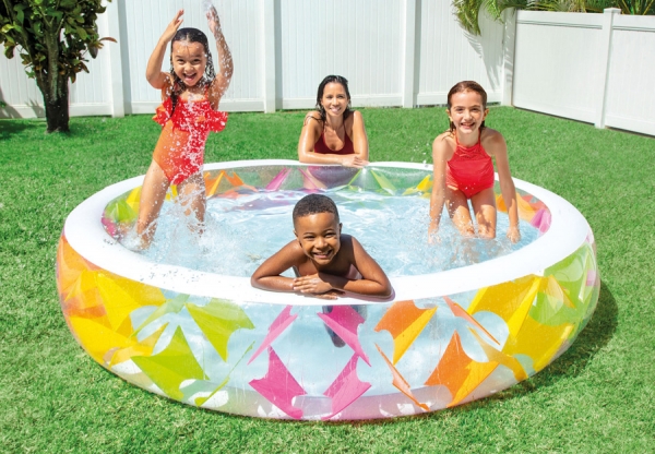   INTEX Swim Center Pinwheel Pool, . 56494NP