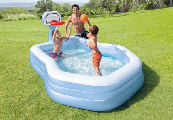   INTEX Swim Center Shootin Hoops Family Pool, . 57183NP