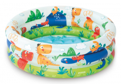   INTEX Dino Buddies 3-Ring Baby Pool, . 57106NP