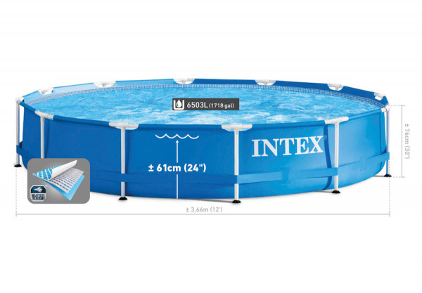   366  76  INTEX Metal, . 28212NP,  