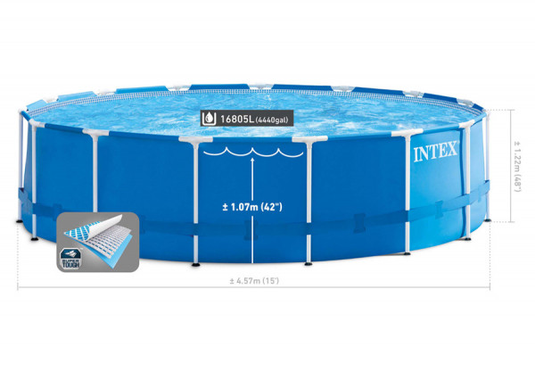   457  122  INTEX Metal, . 28242NP,  , , 