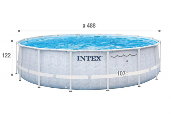   488  122  INTEX Chevron Prism, . 26746WPA