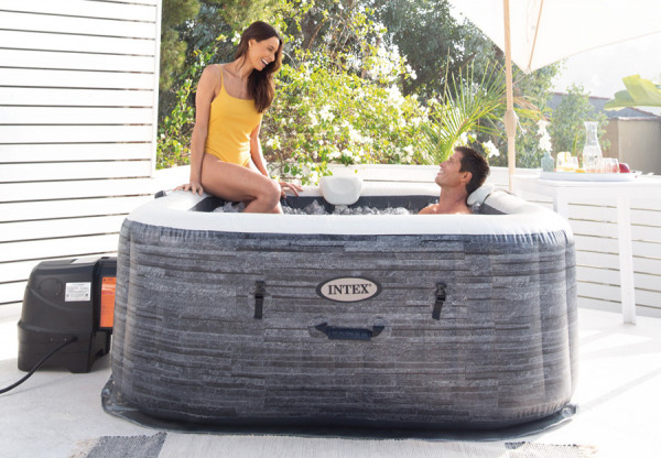    INTEX PureSpa Bubble Massage Greystone Deluxe, . 28450