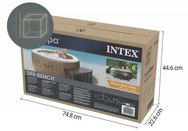 C    INTEX Spa Bench Medium, . 28514