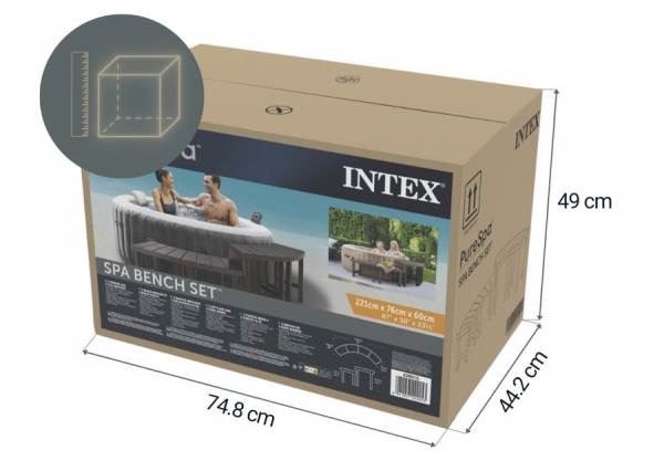 C    INTEX Spa Bench Medium+Tall, . 28515