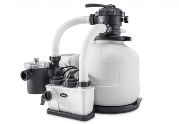       INTEX Kristal Clear Sand Filter Pump and Saltwater System QX2100, . 26676