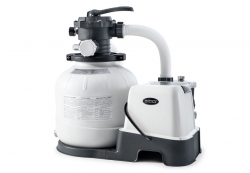       INTEX Kristal Clear Sand Filter Pump and Saltwater System QX2100, . 26676