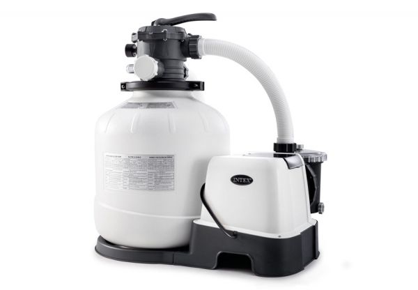       INTEX Kristal Clear Sand Filter Pump and Saltwater System QX2600, . 26680