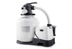       INTEX Kristal Clear Sand Filter Pump and Saltwater System QX2600, . 26680