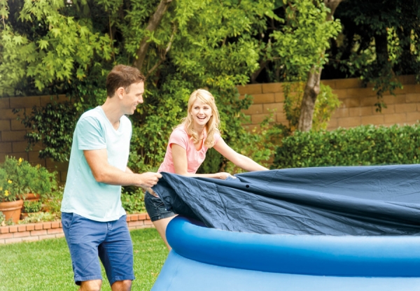   305     INTEX Easy Set Pool Cover, . 28021