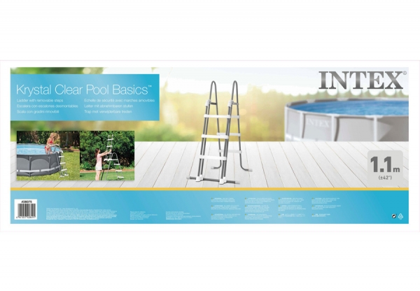      107  INTEX Deluxe Pool Ladders With Removable Steps, . 28075