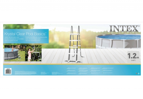      122  INTEX Deluxe Pool Ladders With Removable Steps, . 28076