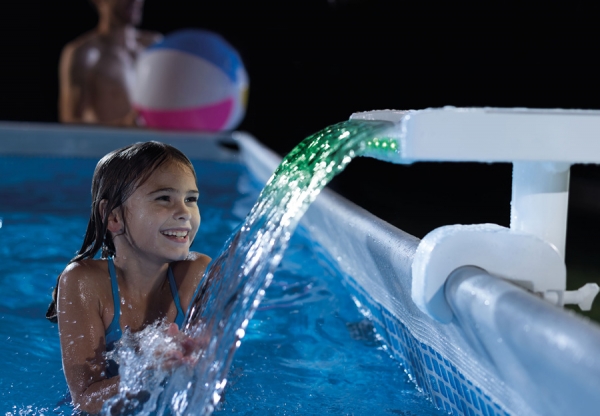    INTEX Multi-Color Led Waterfall Sprayer, . 28090