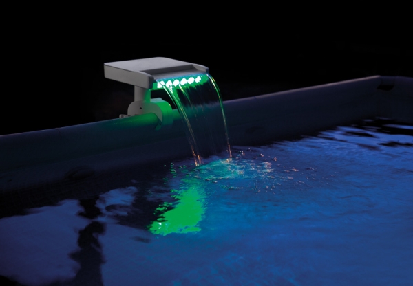    INTEX Multi-Color Led Waterfall Sprayer, . 28090