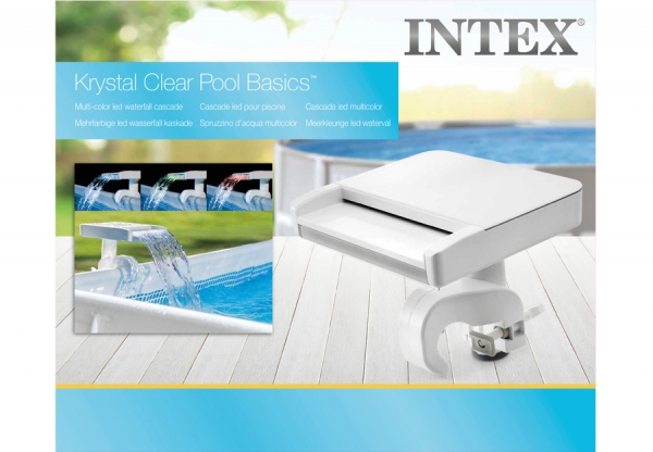    INTEX Multi-Color Led Waterfall Sprayer, . 28090