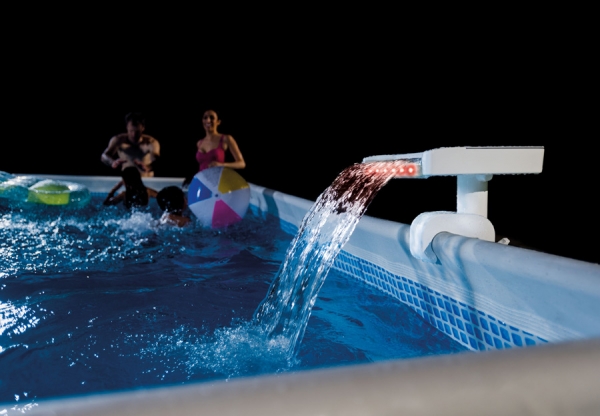    INTEX Multi-Color Led Waterfall Sprayer, . 28090