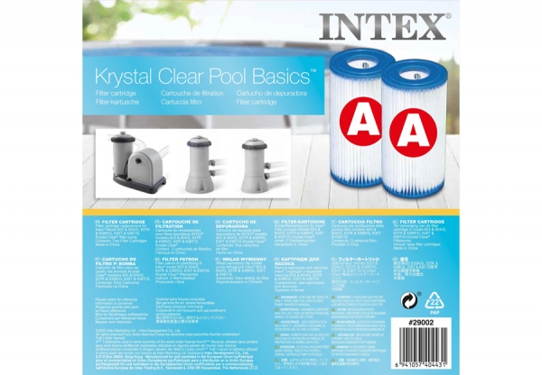  A    INTEX Filter Cartridge, . 29002