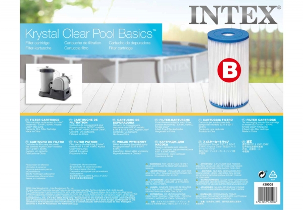  B    INTEX Filter Cartridge, . 29005