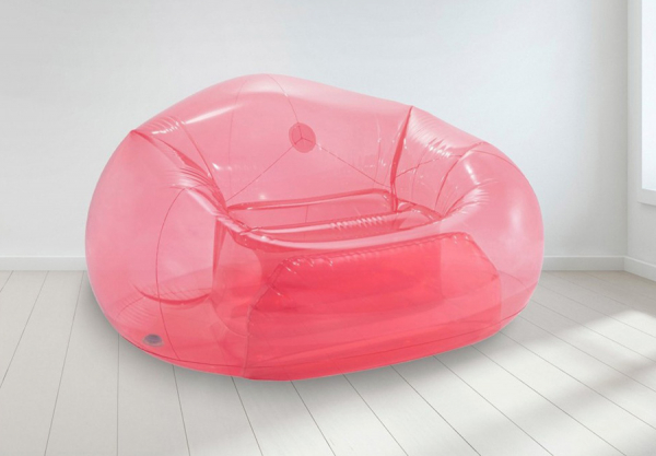   INTEX Transparent Pink Beanless Bag, . 66501NP,  