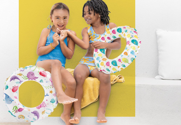    INTEX Lively Print Swim Ring, . 59241NP