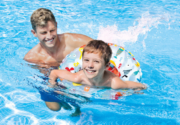    INTEX Lively Print Swim Ring, . 59241NP