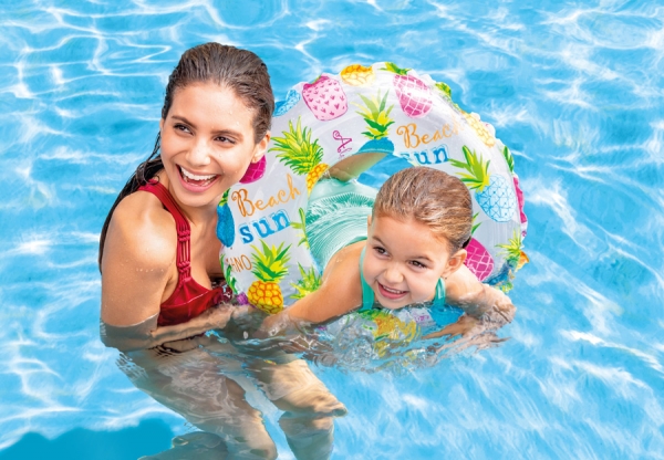   INTEX Lively Print Swim Ring, . 59241NP
