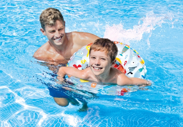    INTEX Lively Print Swim Ring, . 59241NP