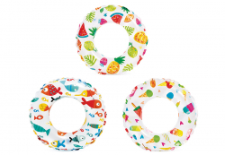    INTEX Lively Print Swim Ring, . 59241NP
