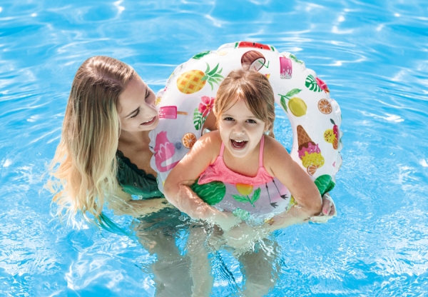    INTEX Lively Print Swim Ring, . 59241NP