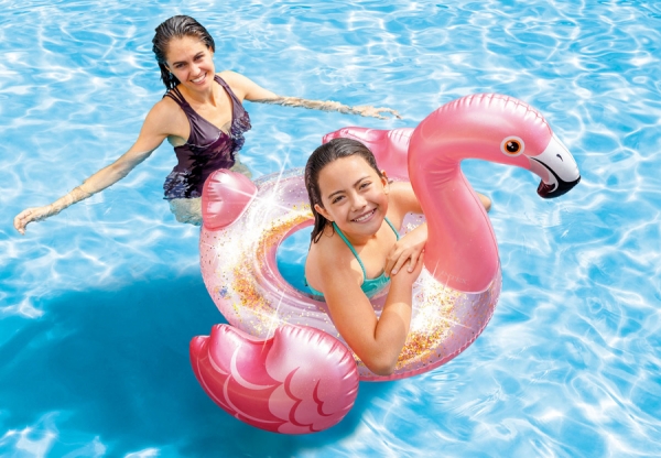    INTEX Glitter Flamingo Tube, . 56251NP