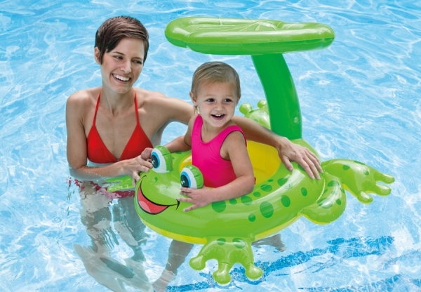     INTEX Froggy Friends Shaded Baby Float, . 56584NP