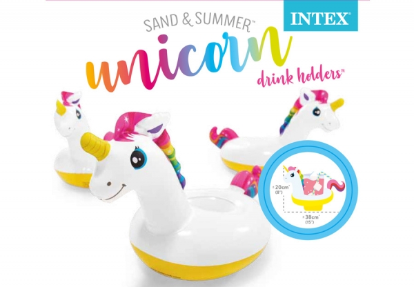    INTEX Unicorn Drink Holder, . 57506NP, . 3 