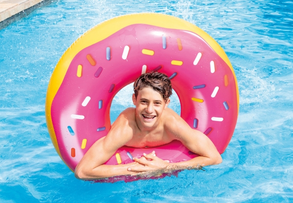    INTEX Pink Forested Donut Tube, . 56256NP
