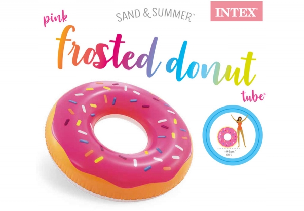    INTEX Pink Forested Donut Tube, . 56256NP