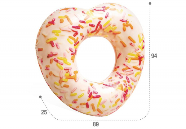    INTEX Sprinkle Donut Heart Tube, . 56253NP