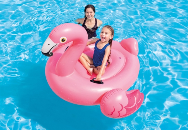   INTEX Pink Flamingo Ride-On, . 57558NP