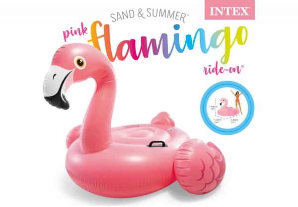   INTEX Pink Flamingo Ride-On, . 57558NP