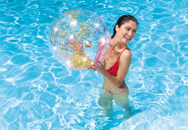   INTEX Glitter Beach Balls, . 58070NP