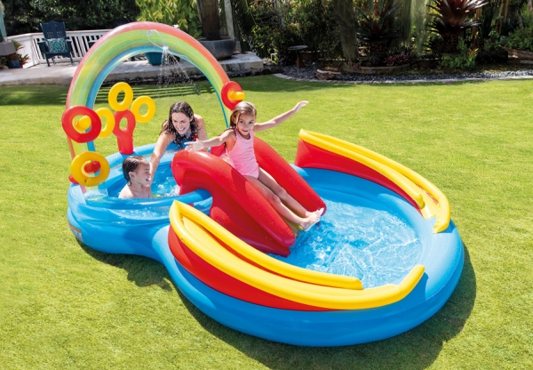   - INTEX Rainbow Ring Play Center, . 57453NP