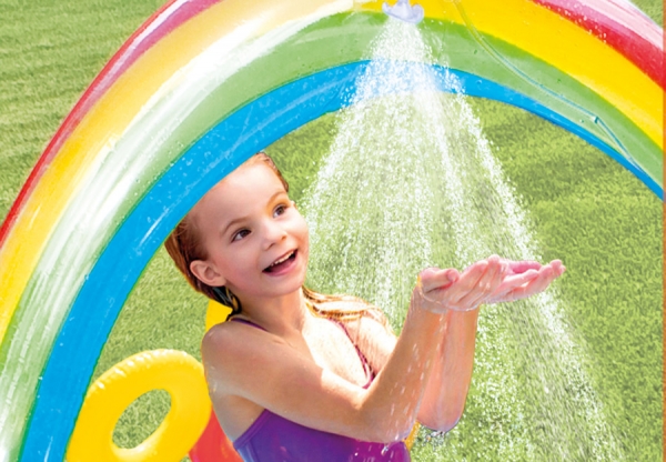   - INTEX Rainbow Ring Play Center, . 57453NP