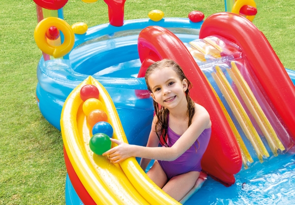   - INTEX Rainbow Ring Play Center, . 57453NP