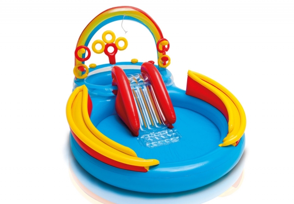   - INTEX Rainbow Ring Play Center, . 57453NP