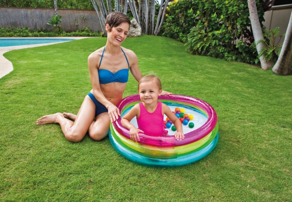    INTEX Classic 3-Ring Baby Ball Pit, . 48674NP