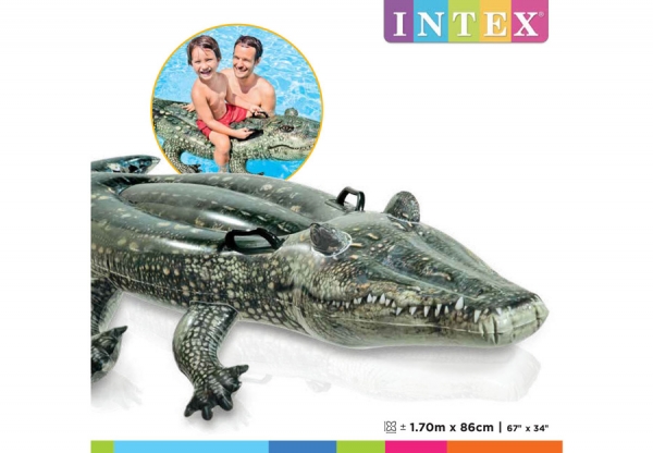    INTEX Realistic Gator Ride-On, . 57551NP